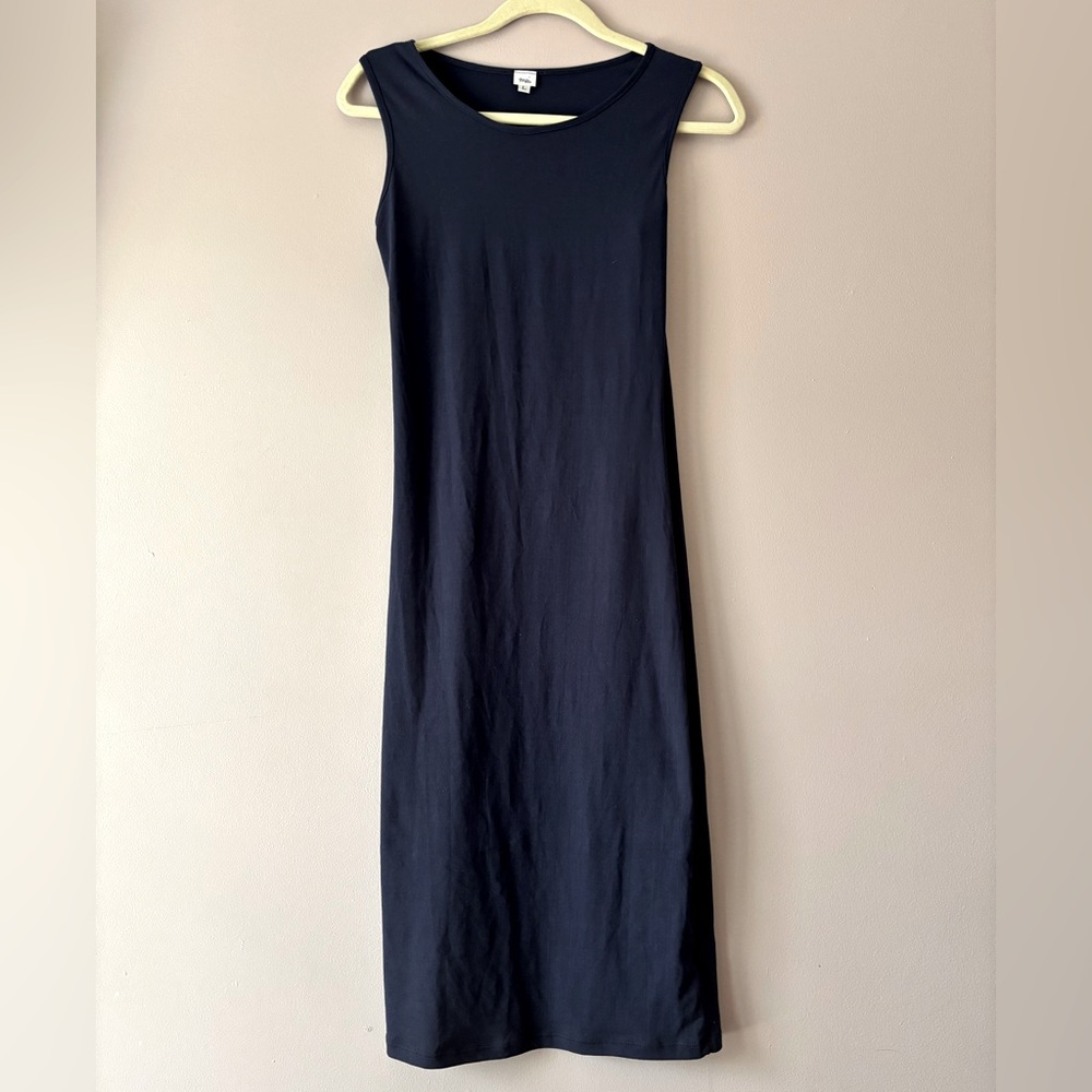 Navy Blue Sleeveless Dress